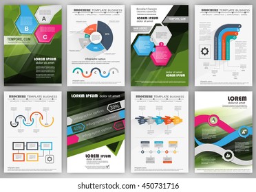 Abstract Presentation Templates Infographic Elements Template Stock ...