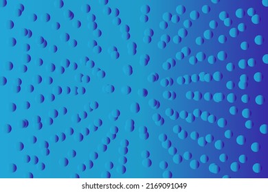 Abstract vector backgrounds with circles and balls that give the feeling of moving through space