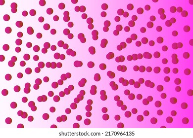 Abstract vector backgrounds with circles and balls that give the feeling of moving through space