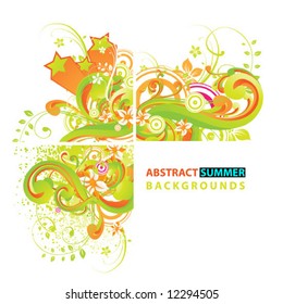 Abstract vector backgrounds for design.