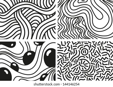 abstract vector backgrounds with lines