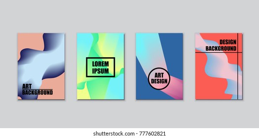 
Abstract vector backgrounds with modern geometric composition in postmodernism style, A4 size. Template for poster, business card,  mockup, education, presentation, report cover booklet, mockup.
