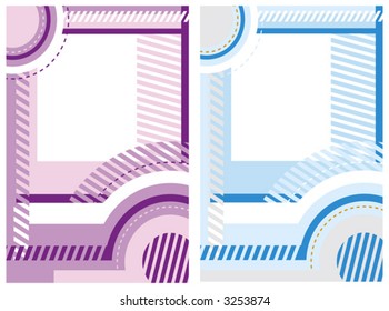 abstract vector backgrounds two color