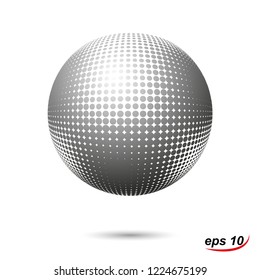 Abstract Vector Ball Vector Background Dotted Stock Vector (Royalty ...