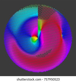 abstract vector ball-Dot Graphics 