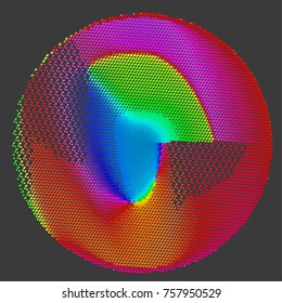 abstract vector ball-Dot Graphics 