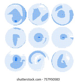 abstract vector ball-Dot Graphics 