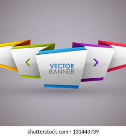 Abstract vector banner