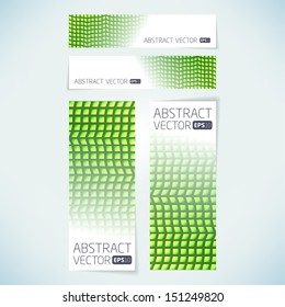 Abstract vector banner background template