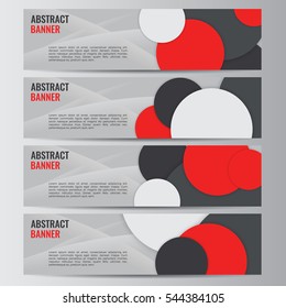 Abstract vector banner business background