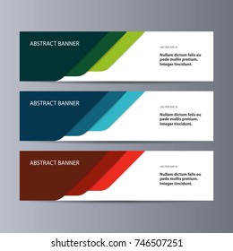 Abstract vector banner business background. Template design. EPS 10
