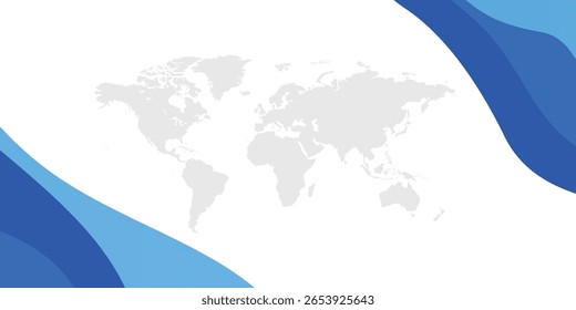 abstract vector banner design. illustration of web banner template. modern template design for web, ads, flyer, poster with motif isolated on transparent background, Png . with Space to add pictures