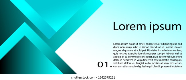 Abstract Vector Banner Design Template with Elegant Colors