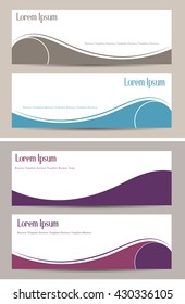 abstract vector banner designs