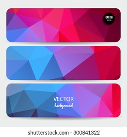 Abstract vector banner. EPS 10