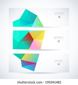 abstract vector banner set offering line water therapy gathering colourful abstraction background scene technology stack multicolor glassware splash cloud performance fashionable site contract ripple