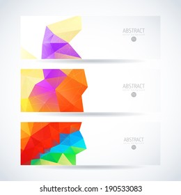 abstract vector banner set offering line water gathering aura colorful abstract background scene technique heap multicolor glass ripple clouds performance trendy site cloud clean warm series concept o