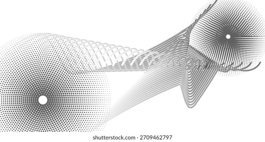 Patrón Abstractas de líneas de onda de Anuncio de Vector.