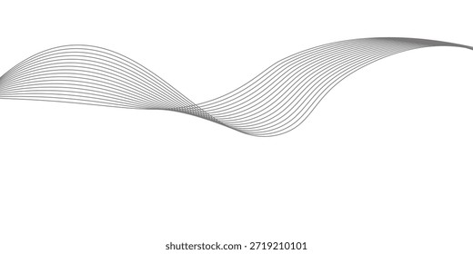 Patrón Abstractas de líneas de onda de Anuncio de Vector.