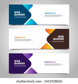 abstract vector banner.modern template design for web