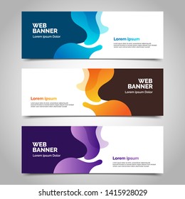 abstract vector banner.modern template design for web