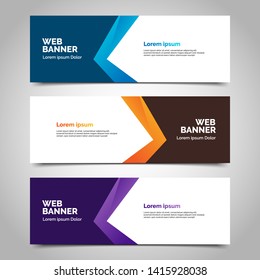 abstract vector banner.modern template design for web