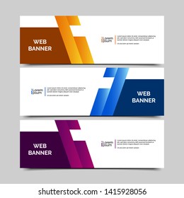 abstract vector banner.modern template design for web