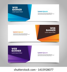 abstract vector banner.modern template design for web
