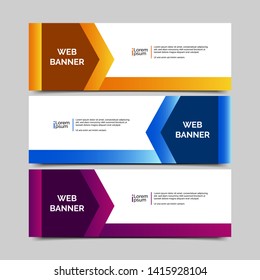 abstract vector banner.modern template design for web