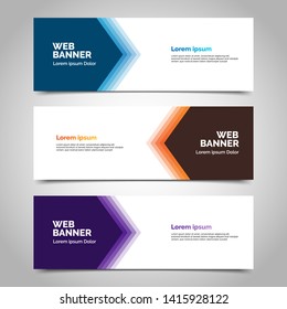 abstract vector banner.modern template design for web