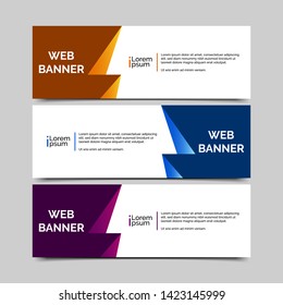abstract vector banner.modern template design for web