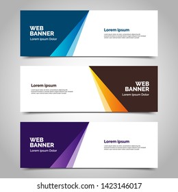 abstract vector banner.modern template design for web
