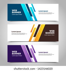 abstract vector banner.modern template design for web