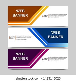 abstract vector banner.modern template design for web