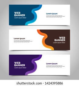 abstract vector banner.modern template design for web