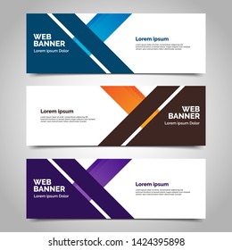 abstract vector banner.modern template design for web