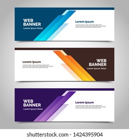 abstract vector banner.modern template design for web