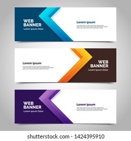 abstract vector banner.modern template design for web