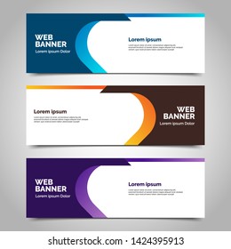abstract vector banner.modern template design for web