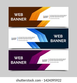 abstract vector banner.modern template design for web