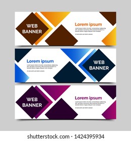 abstract vector banner.modern template design for web