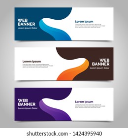 abstract vector banner.modern template design for web