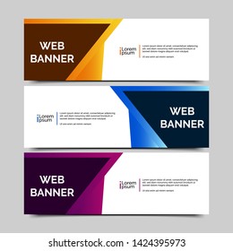 abstract vector banner.modern template design for web