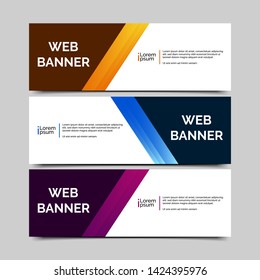 abstract vector banner.modern template design for web