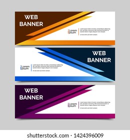 abstract vector banner.modern template design for web