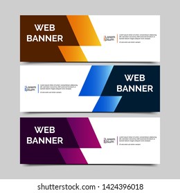 abstract vector banner.modern template design for web