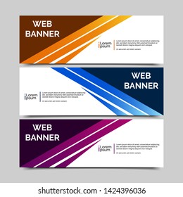 abstract vector banner.modern template design for web