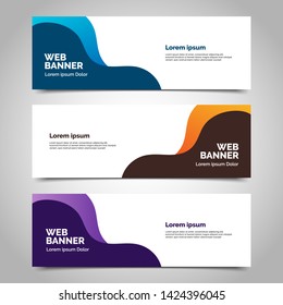 abstract vector banner.modern template design for web