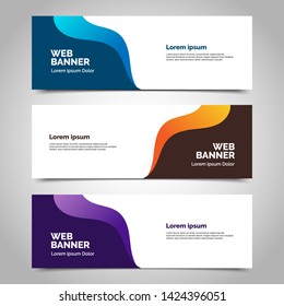 abstract vector banner.modern template design for web