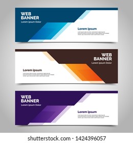 abstract vector banner.modern template design for web